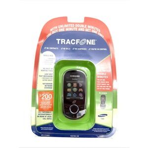 New Sealed Rare Vintage Samsung T330G TracFone Prepaid Cell Phone Collector